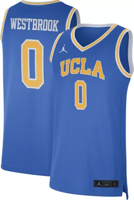 Jordan Men's UCLA Bruins #0 True Blue Russell Westbrook Throwback Limited Basketball Jersey
