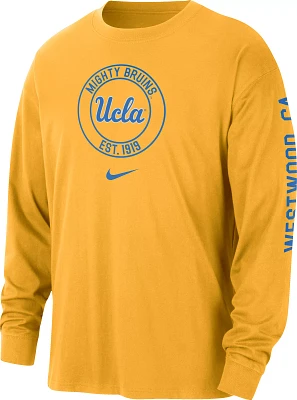 Nike Men's UCLA Bruins Gold Max90 Heritage Long Sleeve T-Shirt