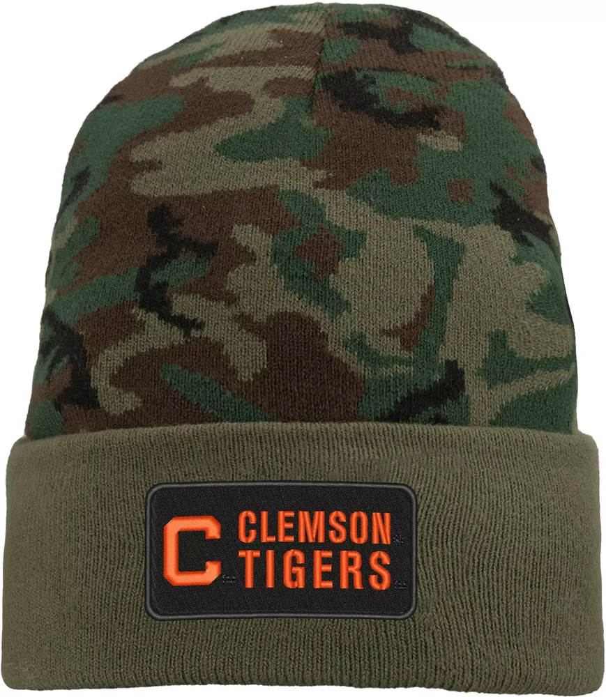 Nike Men's Clemson Tigers Camo Military Knit Hat