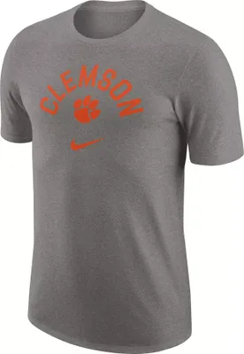 Nike Men's Clemson Tigers Grey University Arch Logo T-Shirt