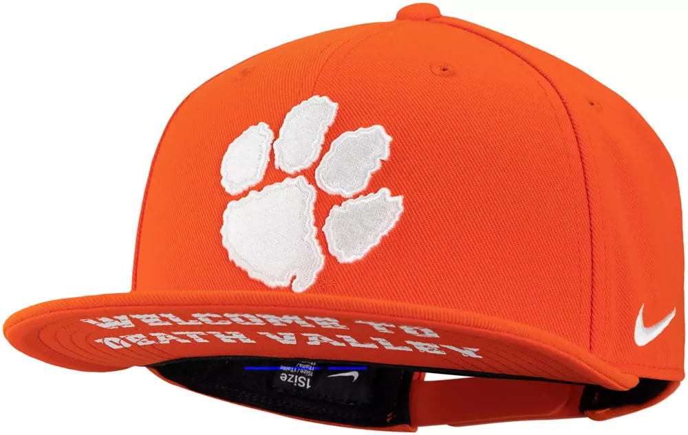 Nike Men's Clemson Tigers Orange Pro Flatbill Hat