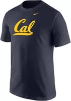 Nike Men's Cal Golden Bears Blue Core Cotton T-Shirt