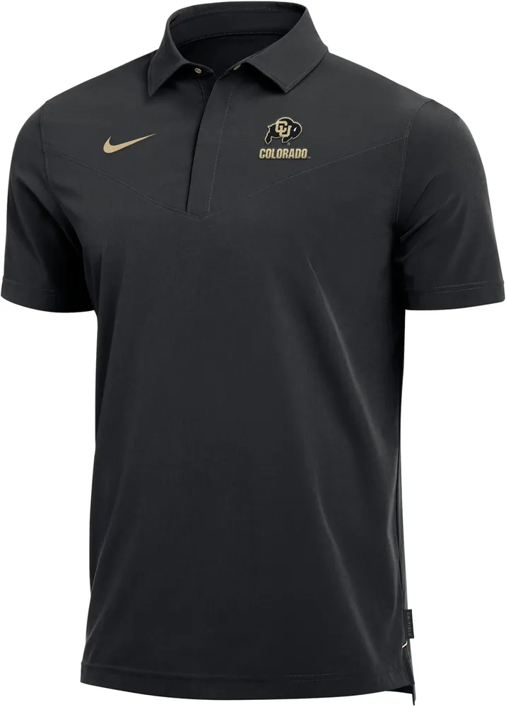 Nike Men's Colorado Buffaloes Black Coach's Polo