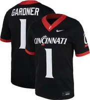 Nike Men's Cincinnati Bearcats #1 Black Sauce Gardner Replica Football Jersey