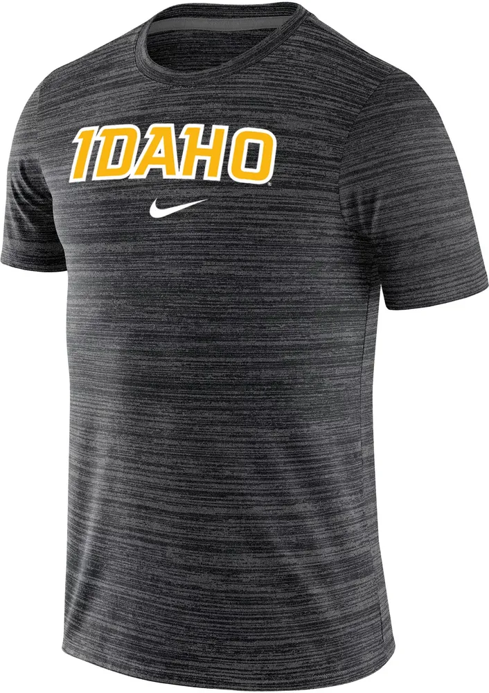 Nike Men's Idaho Vandals Black Dri-FIT Velocity Football Team Issue T-Shirt