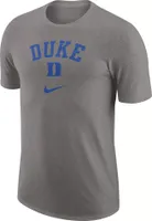 Nike Men's Duke Blue Devils Grey University Arch Logo T-Shirt