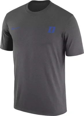 Nike Men's Duke Blue Devils Grey Legend Small Logo T-Shirt