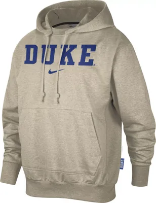Nike Women's Duke Blue Devils Tan Dri-FIT Pennant College Pullover Hoodie