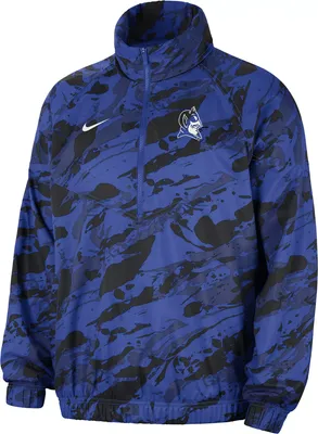 Nike Men's Duke Blue Devils Royal Windrunner Woven Anorak Half-Zip Jacket