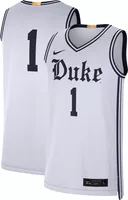 Nike Men's Duke Blue Devils #1 White Dri-FIT Limited Alternate Home Basketball Jersey