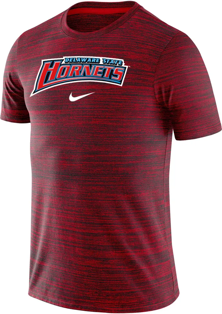 Dick's Sporting Goods Nike Men's Delaware State Hornets Red Dri-FIT  Velocity Football Team Issue T-Shirt