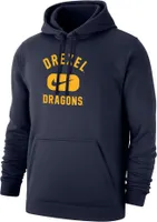 Nike Men's Drexel Dragons Blue Club Fleece Pill Swoosh Pullover Hoodie