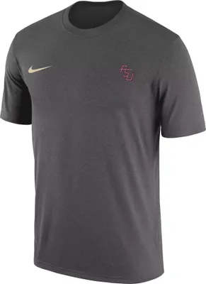 Nike Men's Florida State Seminoles Grey Legend Small Logo T-Shirt