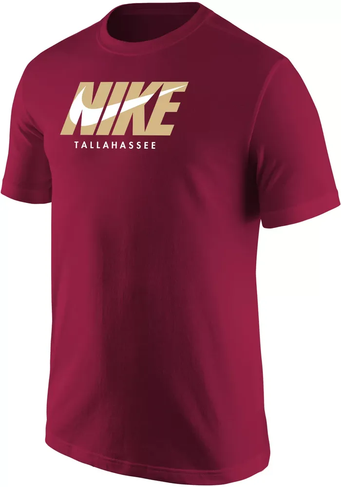 Nike Men's Florida State Seminoles Tallahassee Garnet City 3.0 T-Shirt