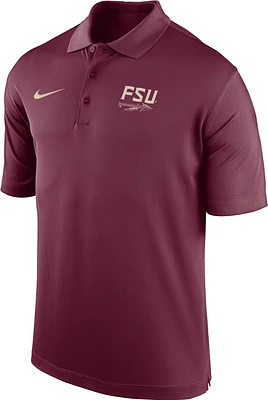 Nike Men's Florida State Seminoles Garnet Dri-FIT Woven Polo