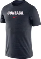 Nike Men's Gonzaga Bulldogs Blue Dri-FIT Velocity Football Team Issue T-Shirt