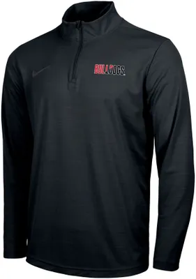 Nike Men's Georgia Bulldogs Black Intensity Quarter-Zip Shirt