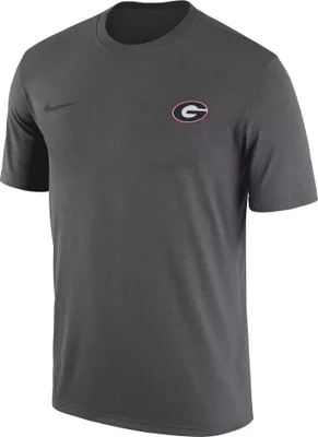Nike Men's Georgia Bulldogs Grey Legend Small Logo T-Shirt