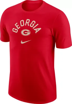 Nike Men's Georgia Bulldogs Red University Arch Logo T-Shirt
