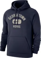 Nike Men's Georgetown Hoyas Blue Club Fleece Pill Swoosh Pullover Hoodie