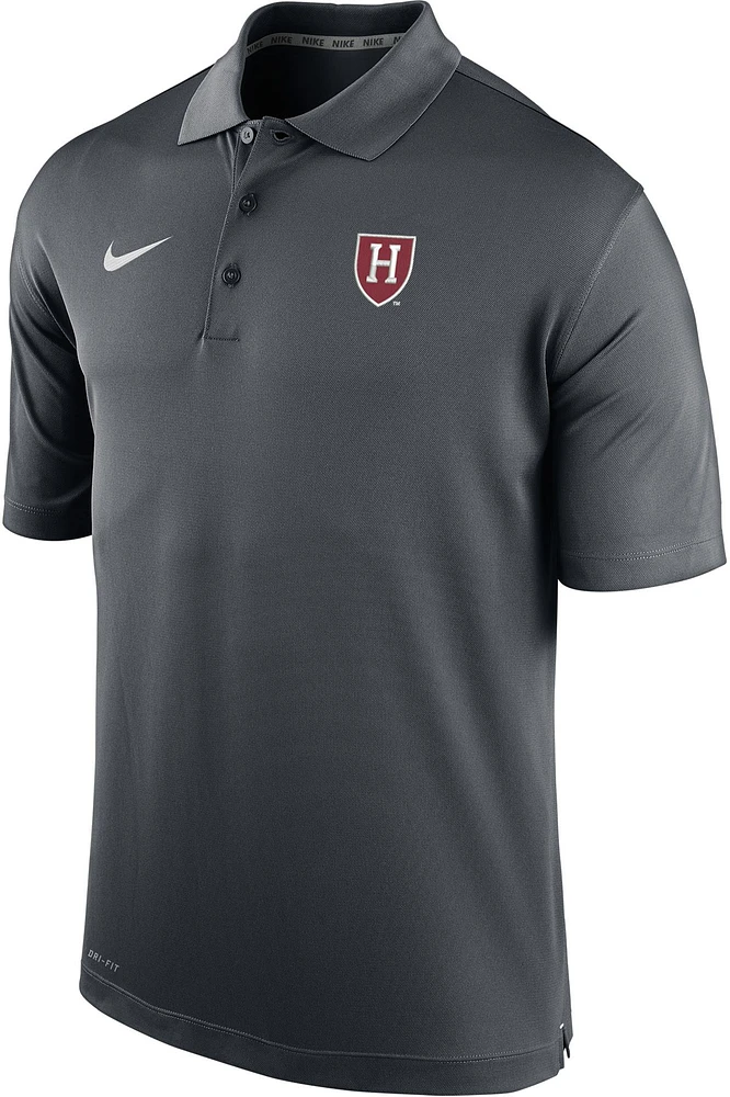 Nike Men's Harvard Crimson Black Varsity Polo