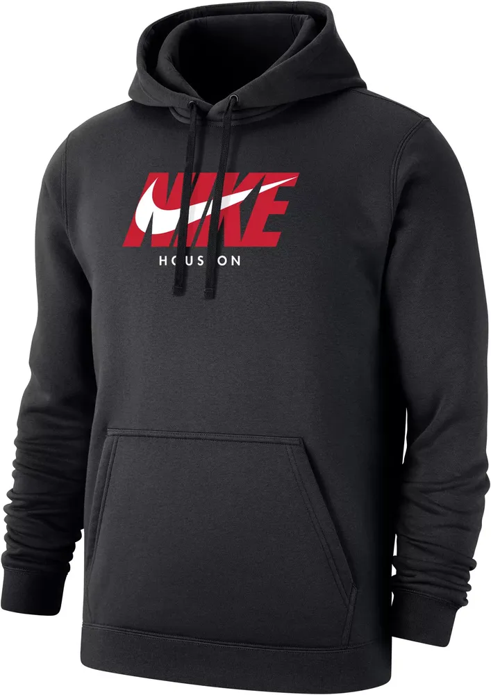 Nike Men's Houston Cougars Black City 3.0 Pullover Hoodie