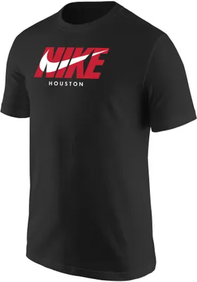 Nike Men's Houston Cougars Black City 3.0 T-Shirt