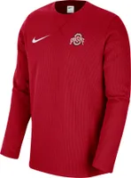 Nike Men's Ohio State Buckeyes Scarlet Dri-FIT Crew Long Sleeve T-Shirt