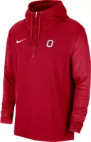 Nike Men's Ohio State Buckeyes Red Lightweight 1/2 Zip Jacket