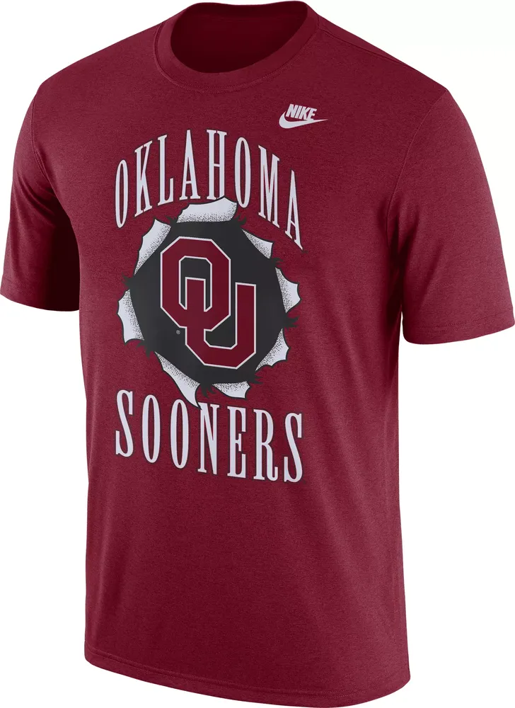 Nike Men's Oklahoma Sooners Crimson Back 2 School T-Shirt