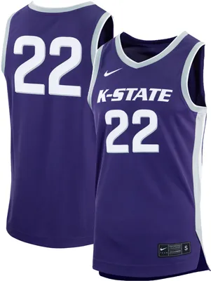 Nike Men's Kansas State Wildcats #22 Purple Replica Basketball Jersey