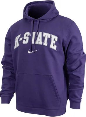 Nike Men's Kansas State Wildcats Purple Tackle Twill Pullover Hoodie