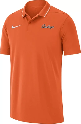 Nike Men's Oklahoma State Cowboys Orange Dri-FIT Coaches Polo