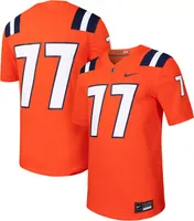 Nike Men's Illinois Fighting Illini #77 Orange Replica Alternate Football Jersey