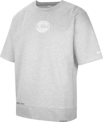 Nike Men's LSU Tigers Grey Dri-FIT College Cutoff T-Shirt