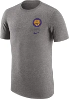 Nike Men's LSU Tigers Grey Tri-Blend Retro Logo T-Shirt