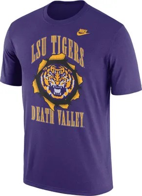 Nike Men's LSU Tigers Purple Back 2 School T-Shirt