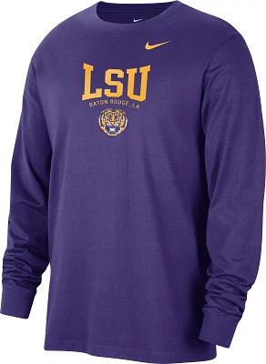 Nike Men's LSU Tigers Purple Long Sleeve T-Shirt