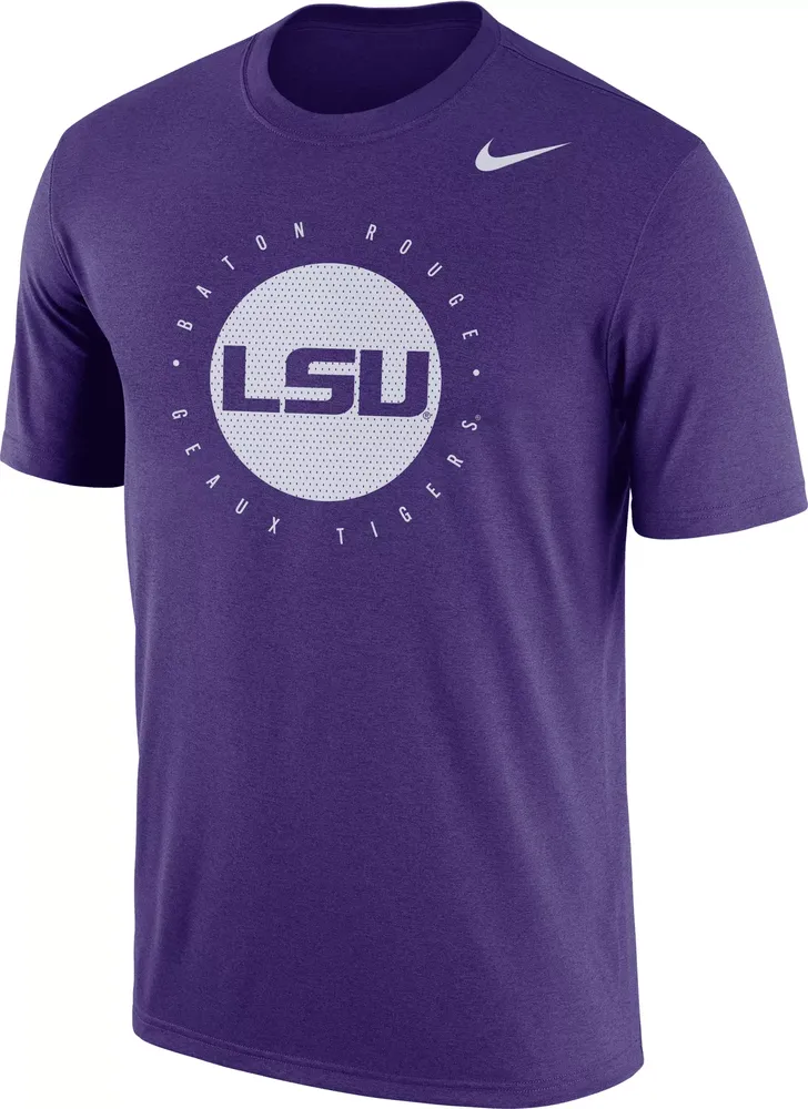 Nike Men's LSU Tigers Purple Team Spirit T-Shirt