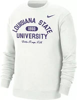 Nike Men's LSU Tigers White Everyday Campus Crew Neck Sweatshirt