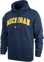 Jordan Men's Michigan Wolverines Blue Tackle Twill Pullover Hoodie