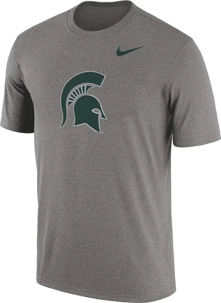 Nike Men's Michigan State Spartans Grey Authentic Tri-Blend T-Shirt