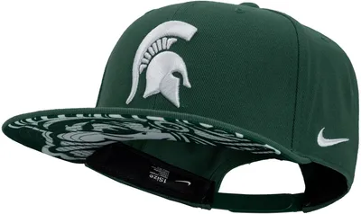 Nike Men's Michigan State Spartans Green Pro Flatbill Hat