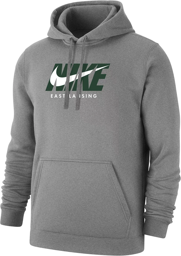 Nike Men's Michigan State Spartans East Lansing Grey City 3.0 Pullover Hoodie