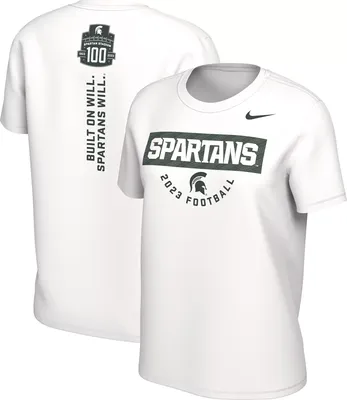 Nike Men's Michigan State Spartans White Student Body T-Shirt