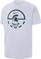 Nike Men's Michigan State Spartans White Free Throw T-Shirt