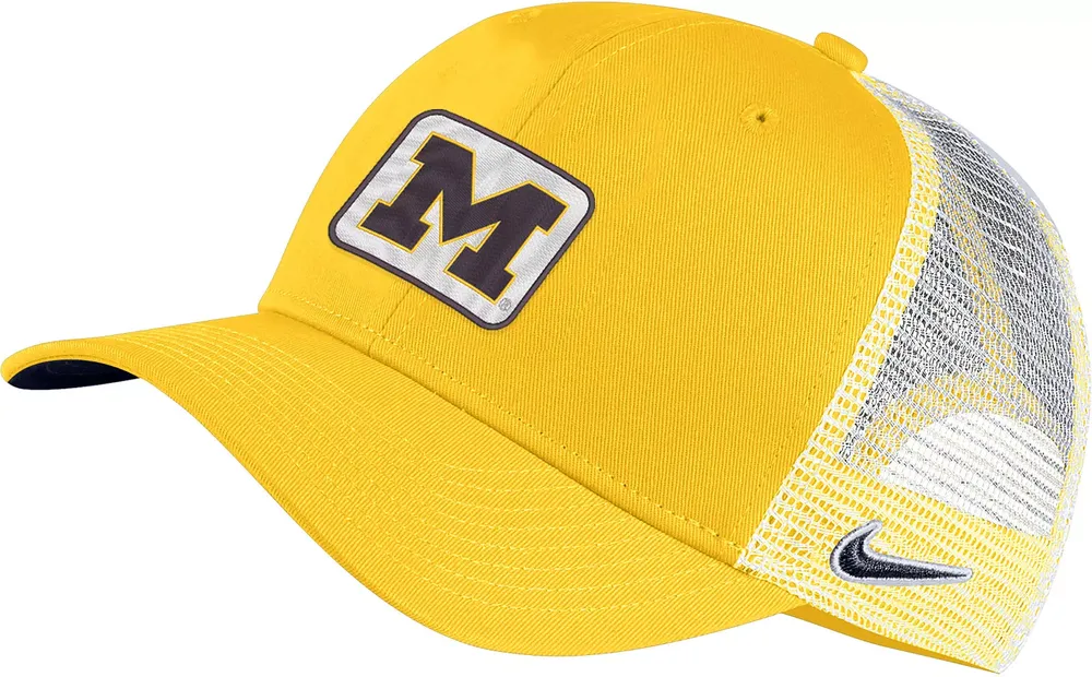 Nike Men's Michigan Wolverines Maize Classic99 Trucker Hat