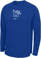 Nike Men's Memphis Tigers Blue Spotlight Basketball Dri-FIT Long Sleeve Shirt