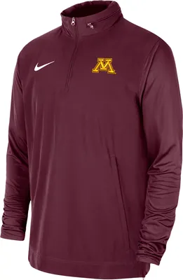 Nike Men's Minnesota Golden Gophers Maroon Football Sideline Coach Lightweight Jacket