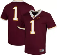 Nike Men's Minnesota Golden Gophers #1 Maroon Replica Home Football Jersey